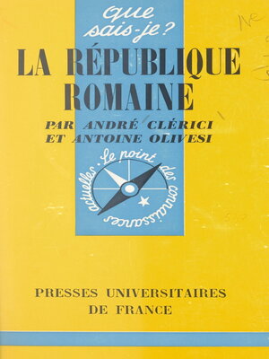 cover image of La république romaine